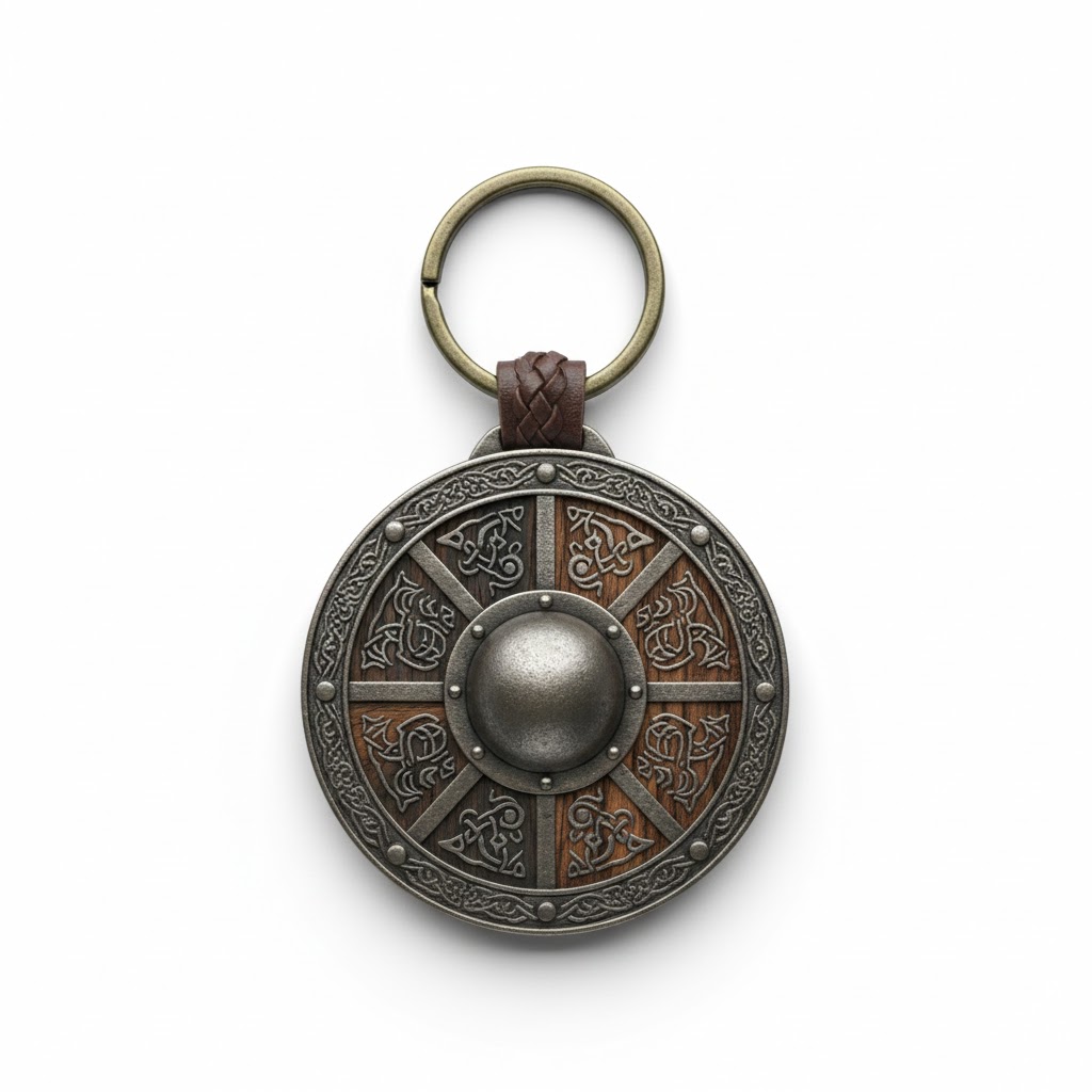 Sleutelhanger Viking Schild - Afbeelding 1