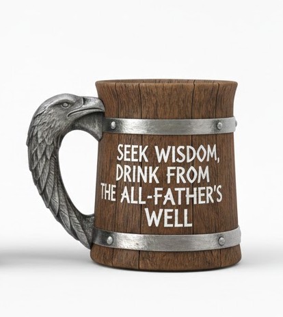 Viking Mok - Seek wisdom, drink from the All-Father's well