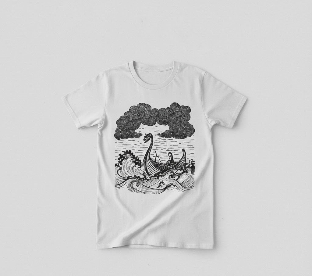 Viking T-shirt - Longship Of The North - Afbeelding 4