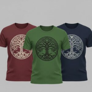 Viking T-shirt - Yggdrasil, Tree Of Life