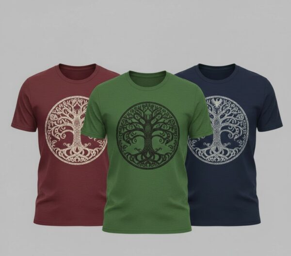 Viking T-shirt - Yggdrasil, Tree Of Life